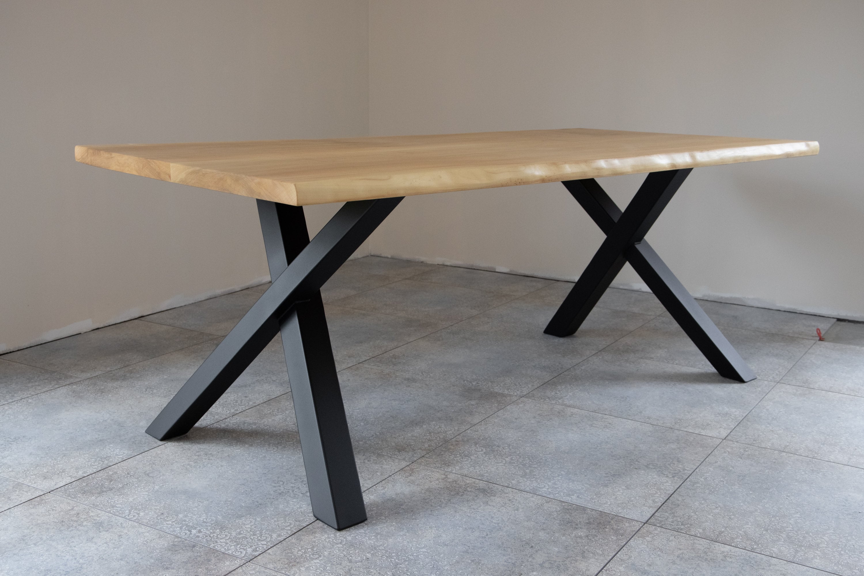 Metal x cheap table legs