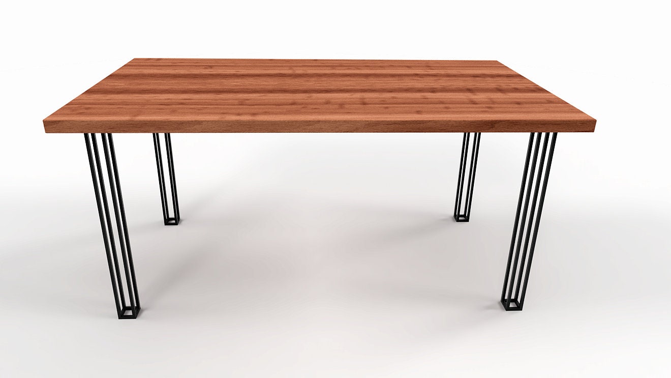 Square Hairpin Table Legs Dining Table Legs Kitchen Table Etsy