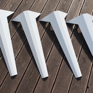 Industrial style table legs, Set of 4, Dining table legs, Kitchen table legs, Table base,  N56