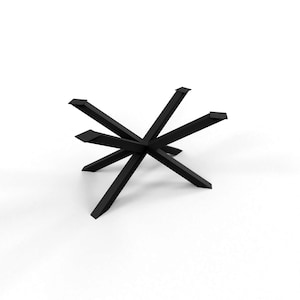 Metal Spider Table Legs, Dining Table Base, Spider Pedestal Base, Cross Table Base, Tabletop Support, F61