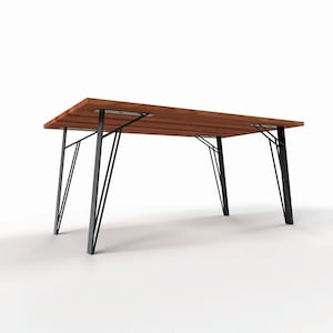 Industrial style table legs, Hairpin Table Legs, Dining table legs, Kitchen table legs, Steel legs, Metal table legs,  N41A