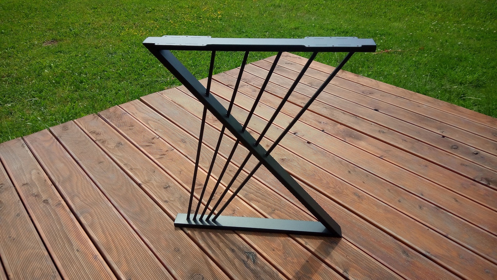 Zshape Table Legs Industrial Table Legs Dining Table Legs Etsy