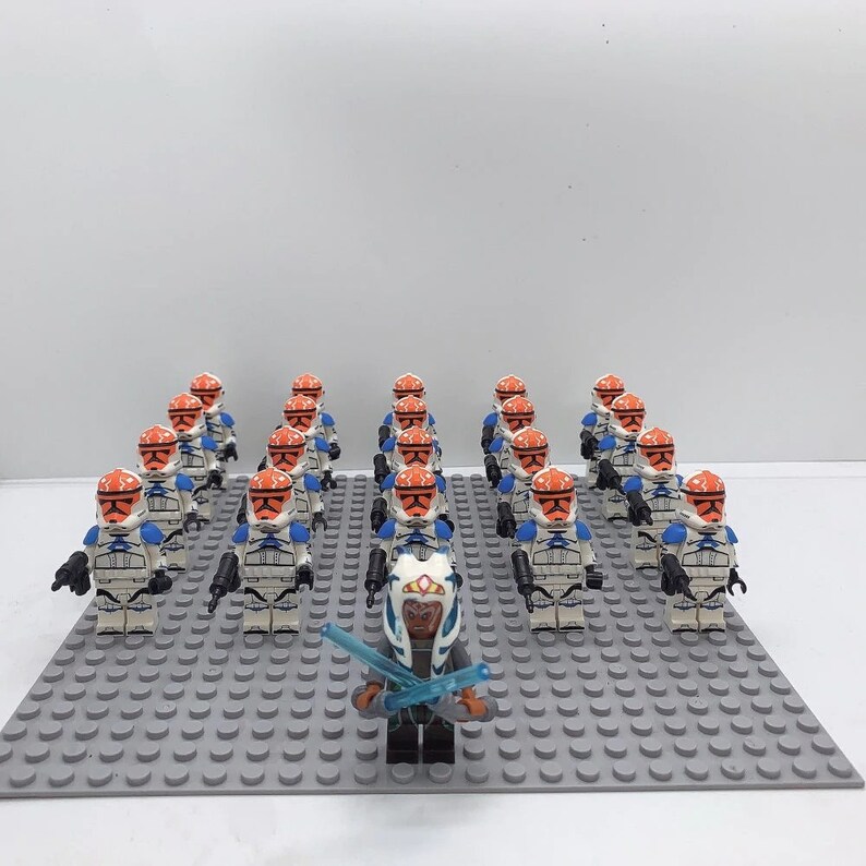 21Pcs Star Wars Ahsoka Tano 332nd Clone Trooper Army Sets Etsy