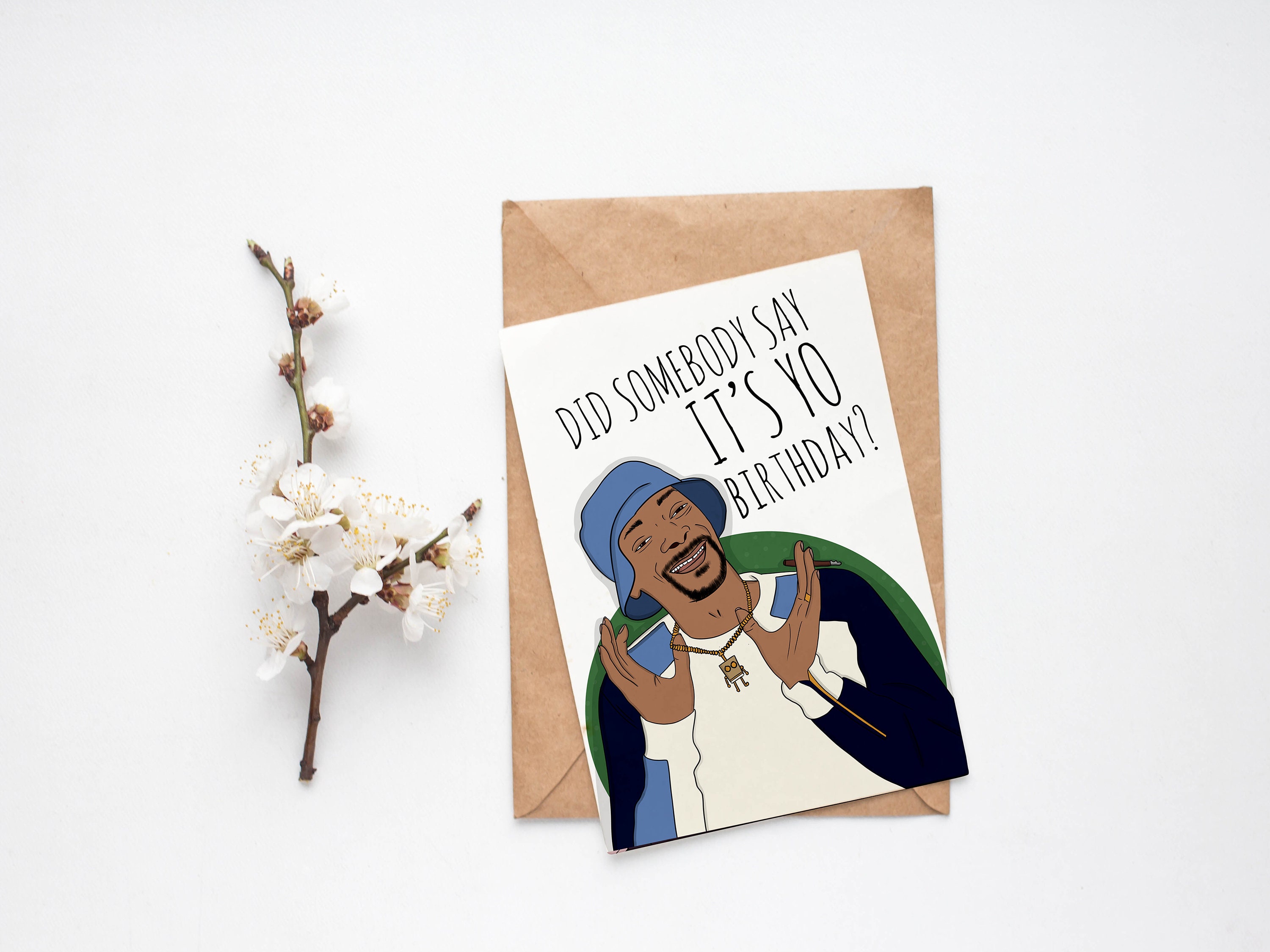 Snoop Dogg Birthday Card Snoop Birthday Doggy Dog Birthday | Etsy