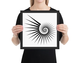 Fibonacci 02 - framed