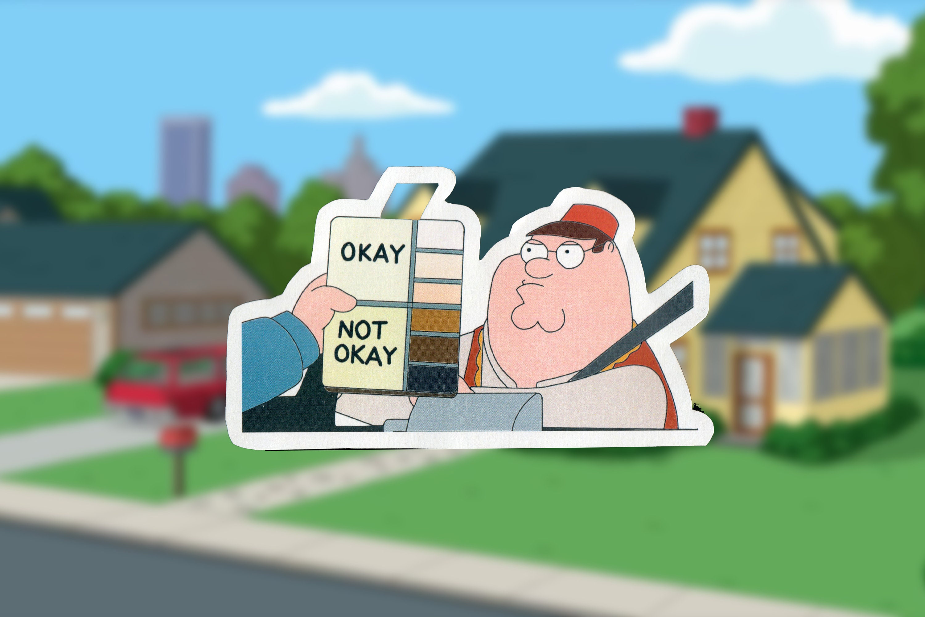 Peter Griffin Okay Not Okay Family Guy Etsy