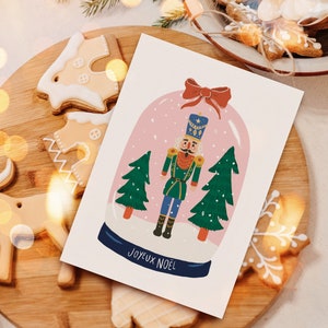 Carte de Noël imprimable Casse-noisette - format A5 (14,8cm x 21cm) , cite card, carte de voeux