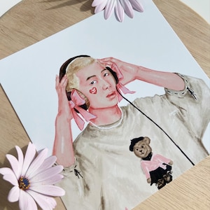 Namjoon aesthetic art print  • Subtle artwork 15 cm x 15 cm Bts fan merch