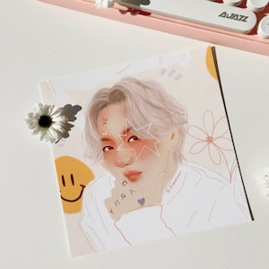 Bts poster • Jungkook wall art • subtile fanmerch (15cmx15cm)
