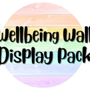 Klassenzimmer Wohlbefinden Wand Display Pack - Regenbogen