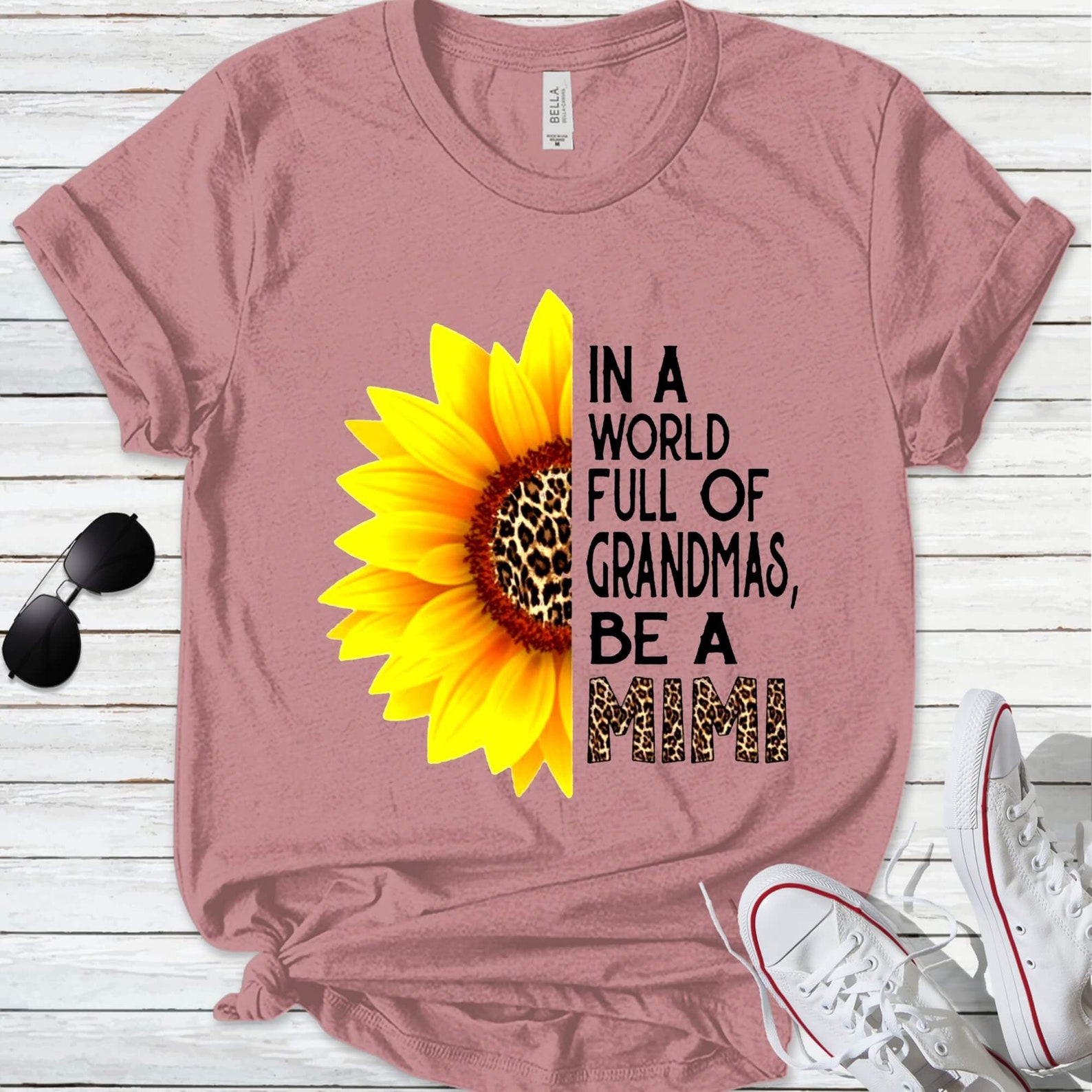 In A World Full Of Grandmas Be A Mimi Shirt Mimi Shirt | Etsy