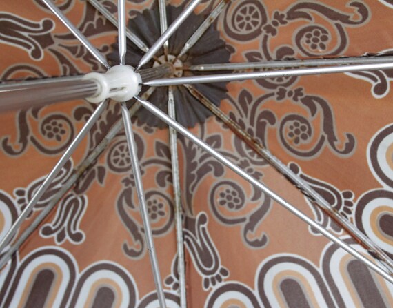 Kitsch brown and orange Nimbus umbrella from the … - image 6