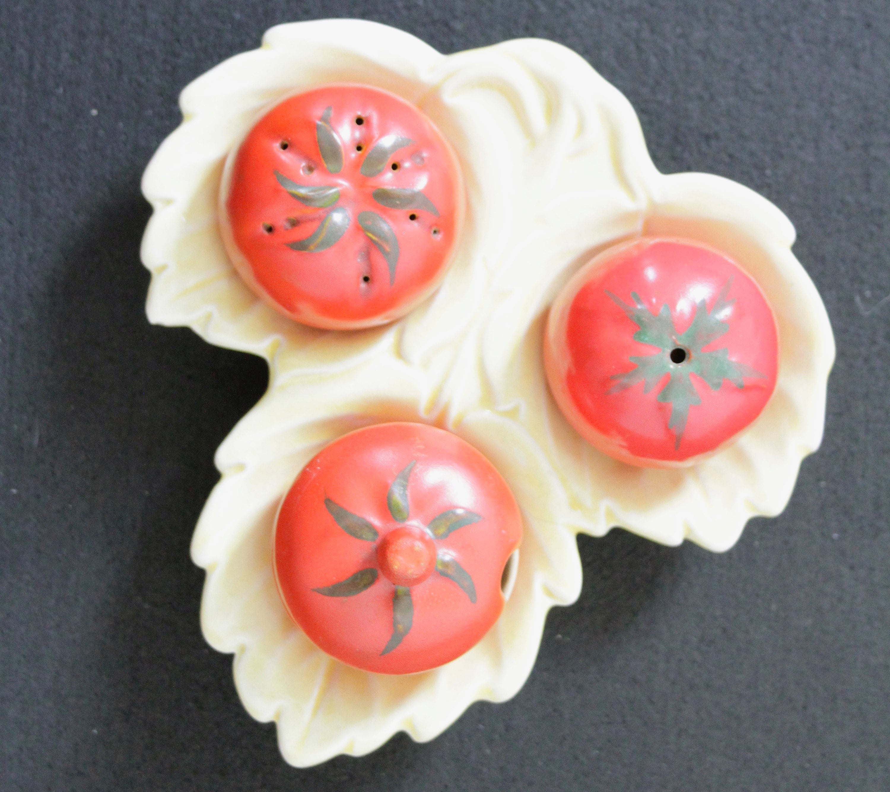 Crown Devon fieldings Tomato Cruet Set 1930s Etsy UK