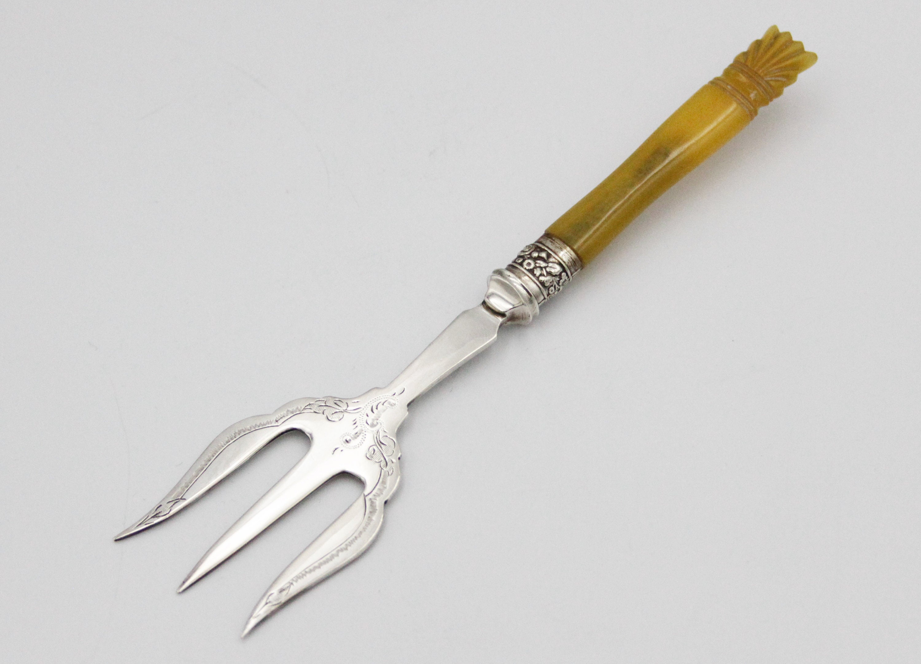 Victorian Bread Fork With Bone Handle Francis Howard 1870 - Etsy