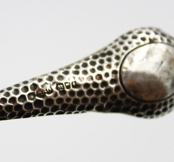 Edwardian silver handled button hook - image 7