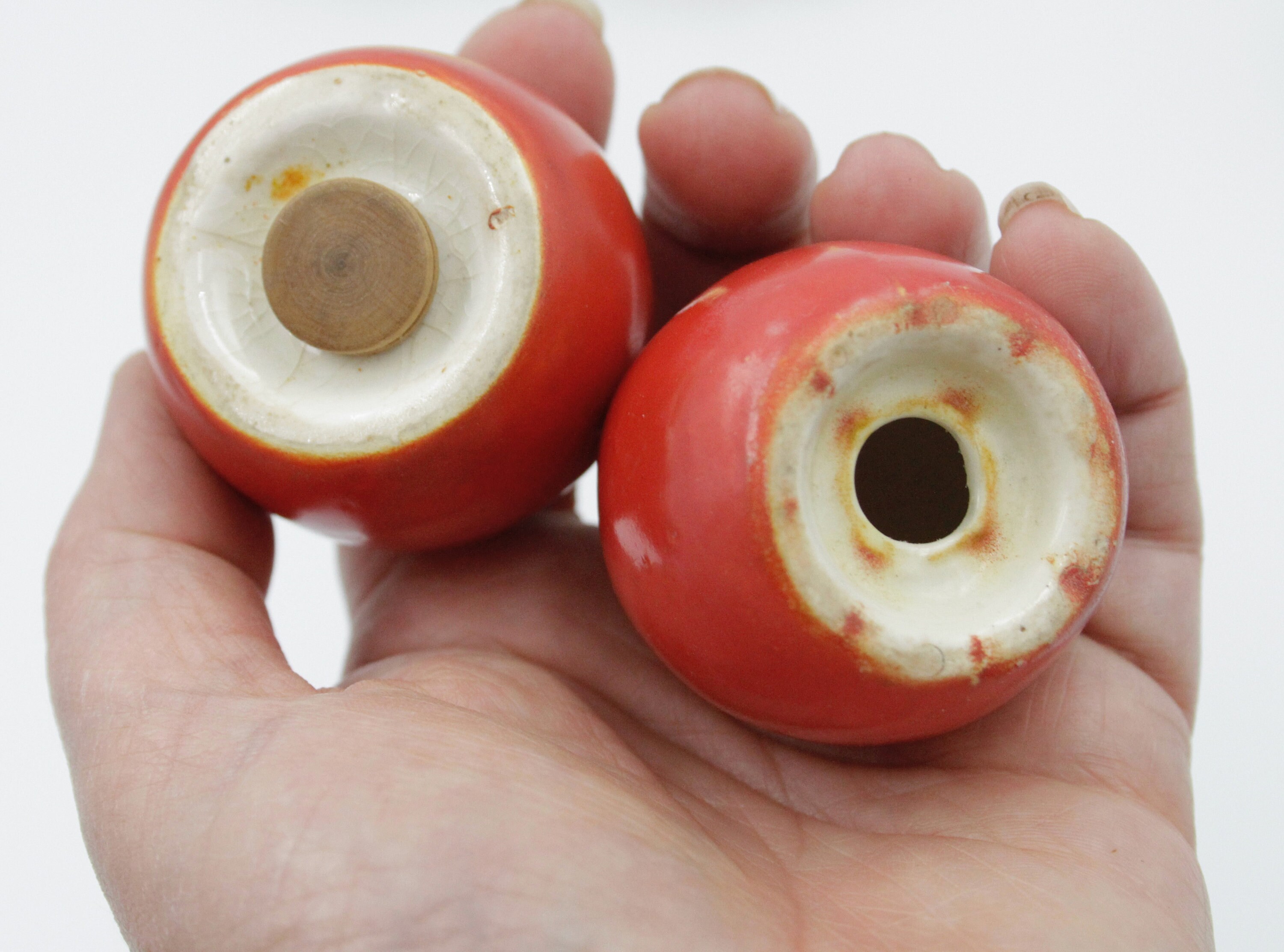 Crown Devon fieldings Tomato Cruet Set 1930s Etsy UK