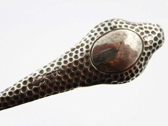 Edwardian silver handled button hook - image 8