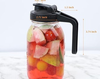 Easy Pour Lid w/ Handle - BLACK