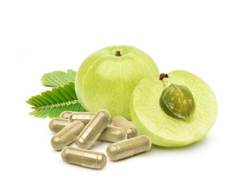 Amla (Indian Gooseberry) Vegetarian Capsules - 100 count