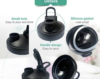 Easy Pour Lid For Mason Jars - BLACK