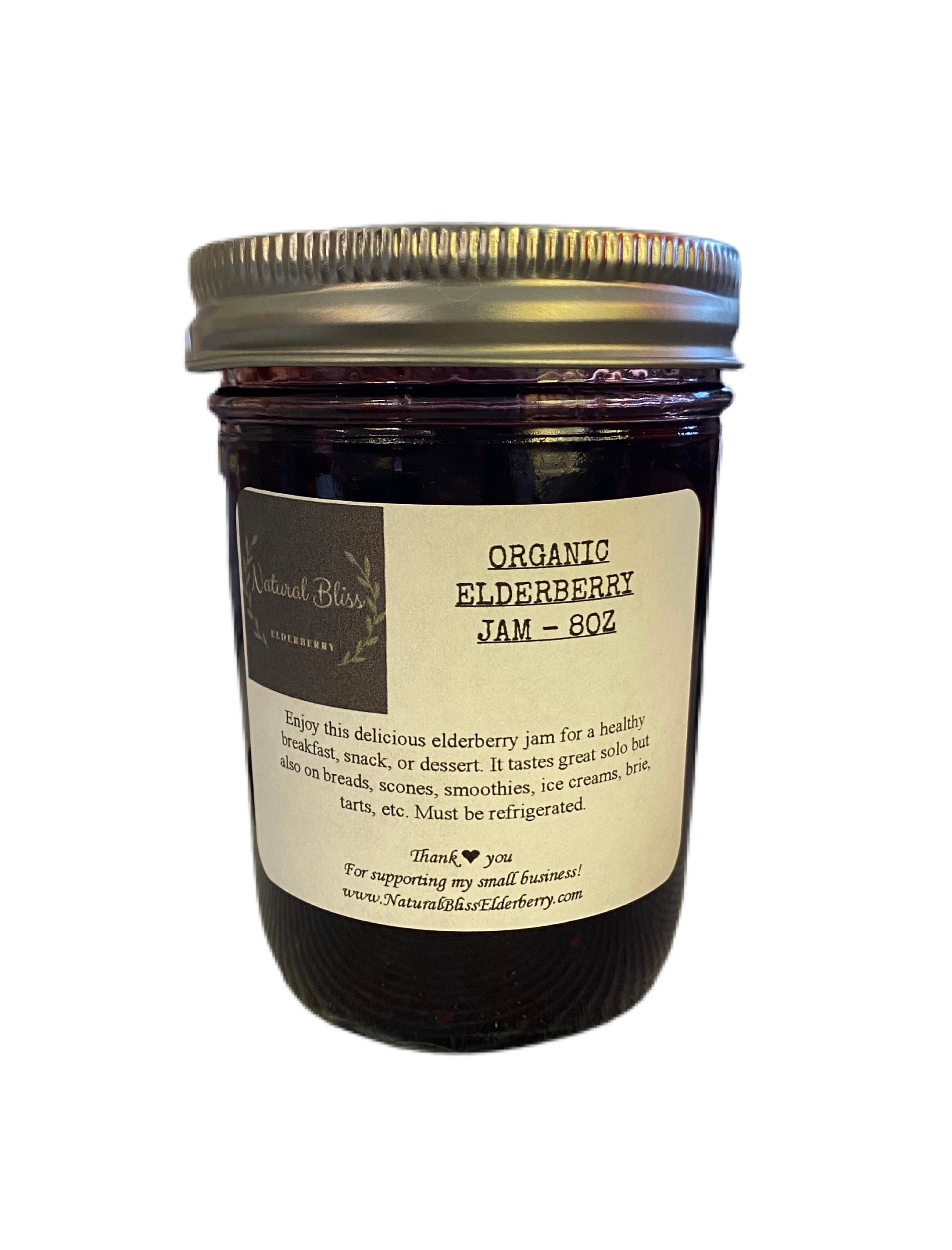 Organic Elderberry Jam Etsy