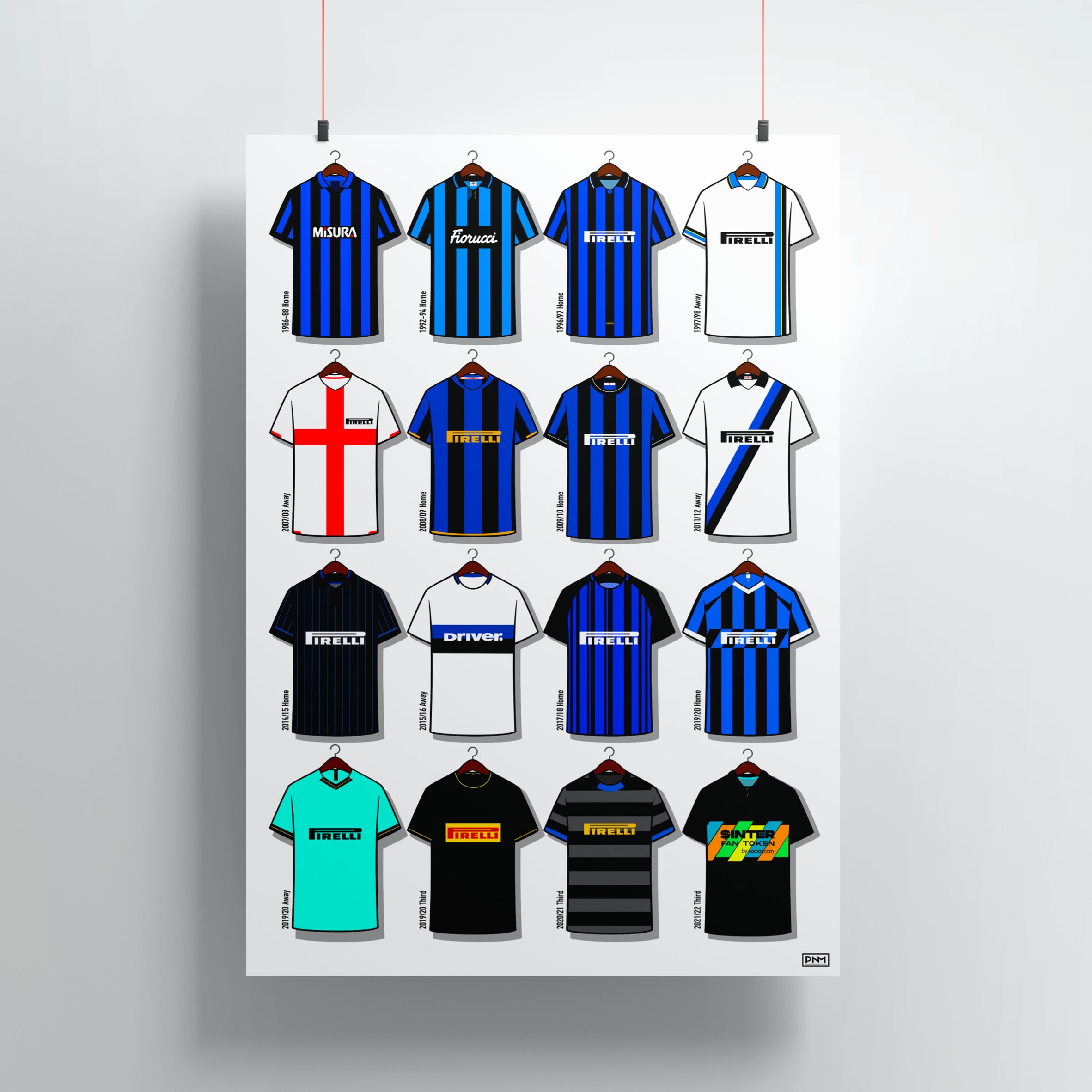 Lot 7 Stickers FC Inter Milan – Officiels – Assortis – Idée Cadeau