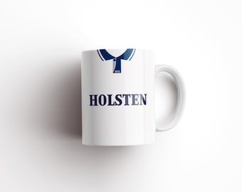 Tazza retrò personalizzata del Tottenham Hotspur - Qualsiasi nome e numero