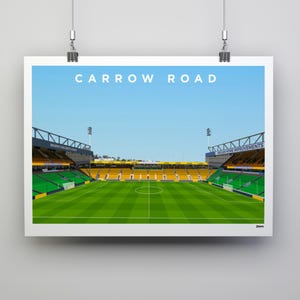 Carrow Road Stadium Print