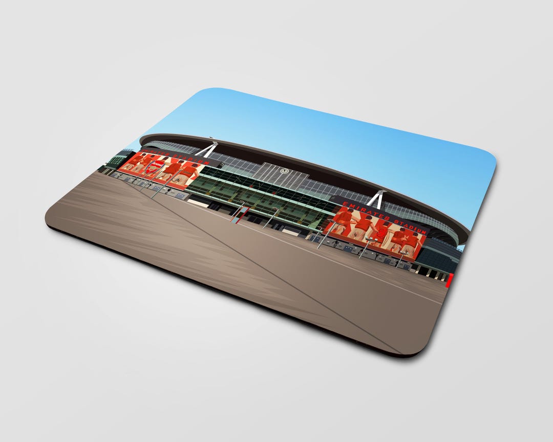 Emirates Stadium Mouse Mat - Arsenal - Etsy UK