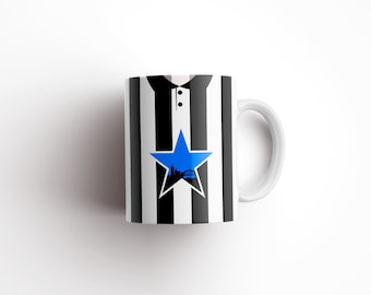 Personalised Retro Newcastle Mug - Any Name and Number