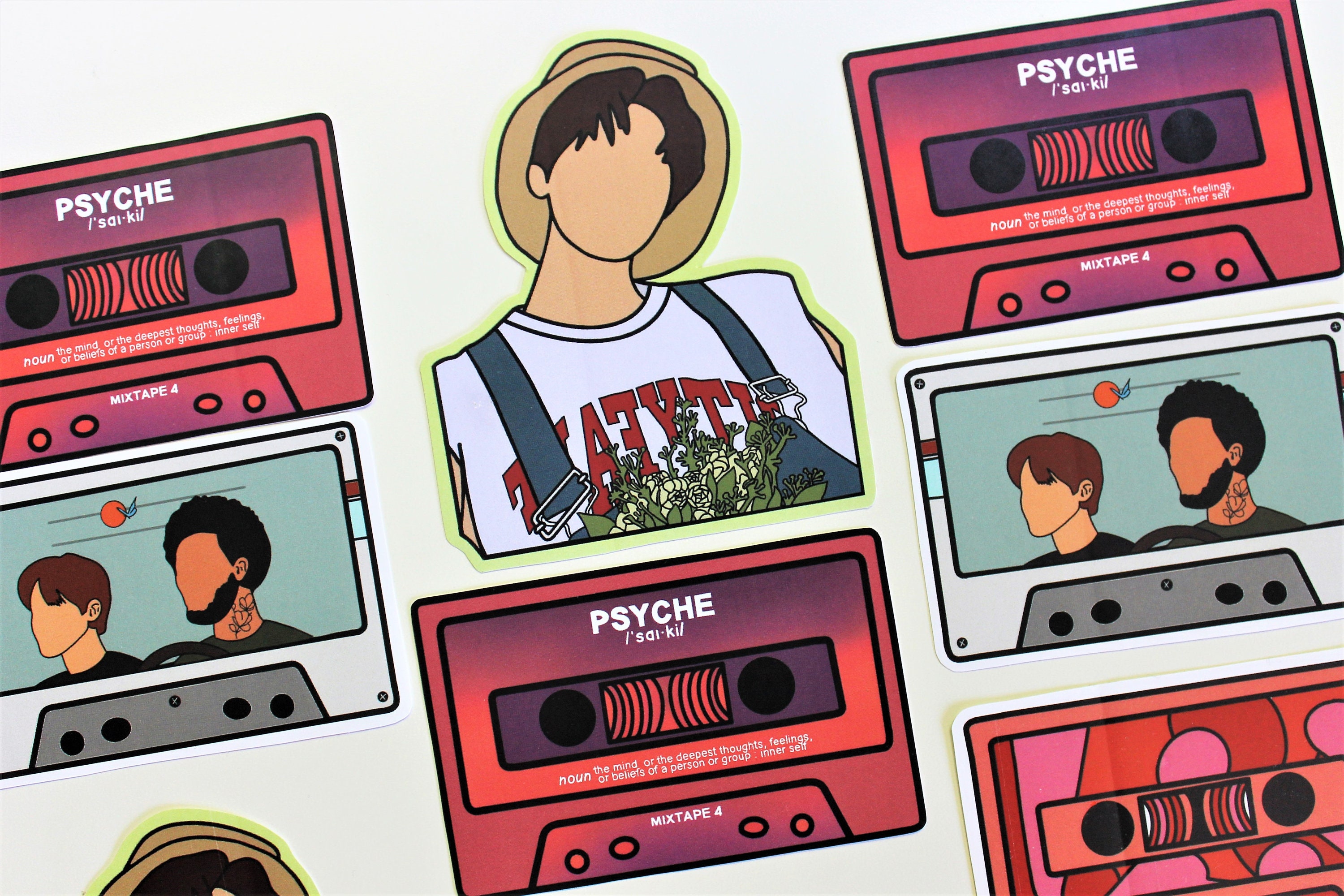 monsta x sticker bundle etsy