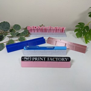Glitter Pen Cradle for decal application, epoxy pen holder, Papermate Inkjoy