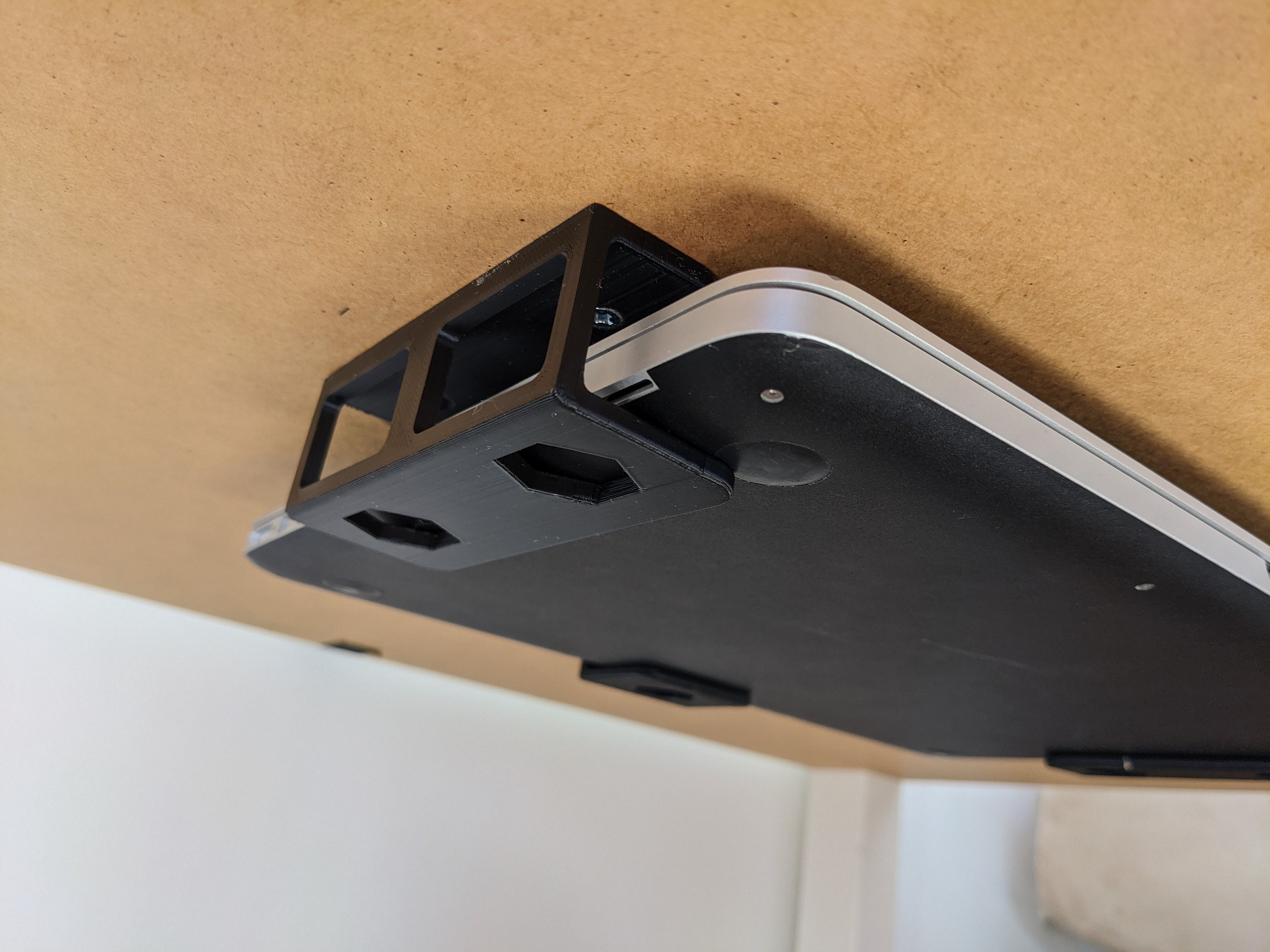 Under Desk Laptop Holder Under Desk Table Laptop Mount Etsy