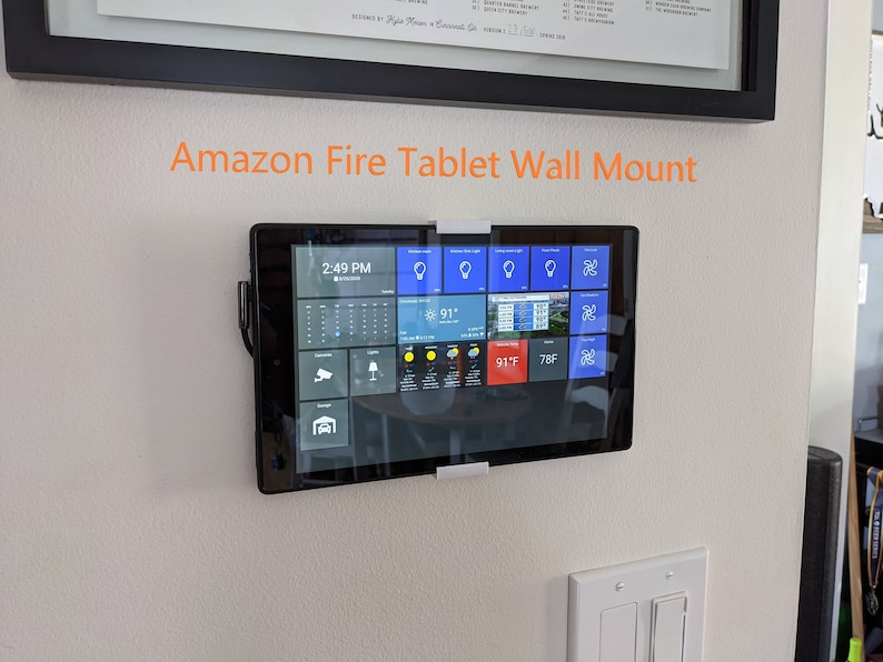 Amazon Fire HD Tablet Wall Mount Etsy