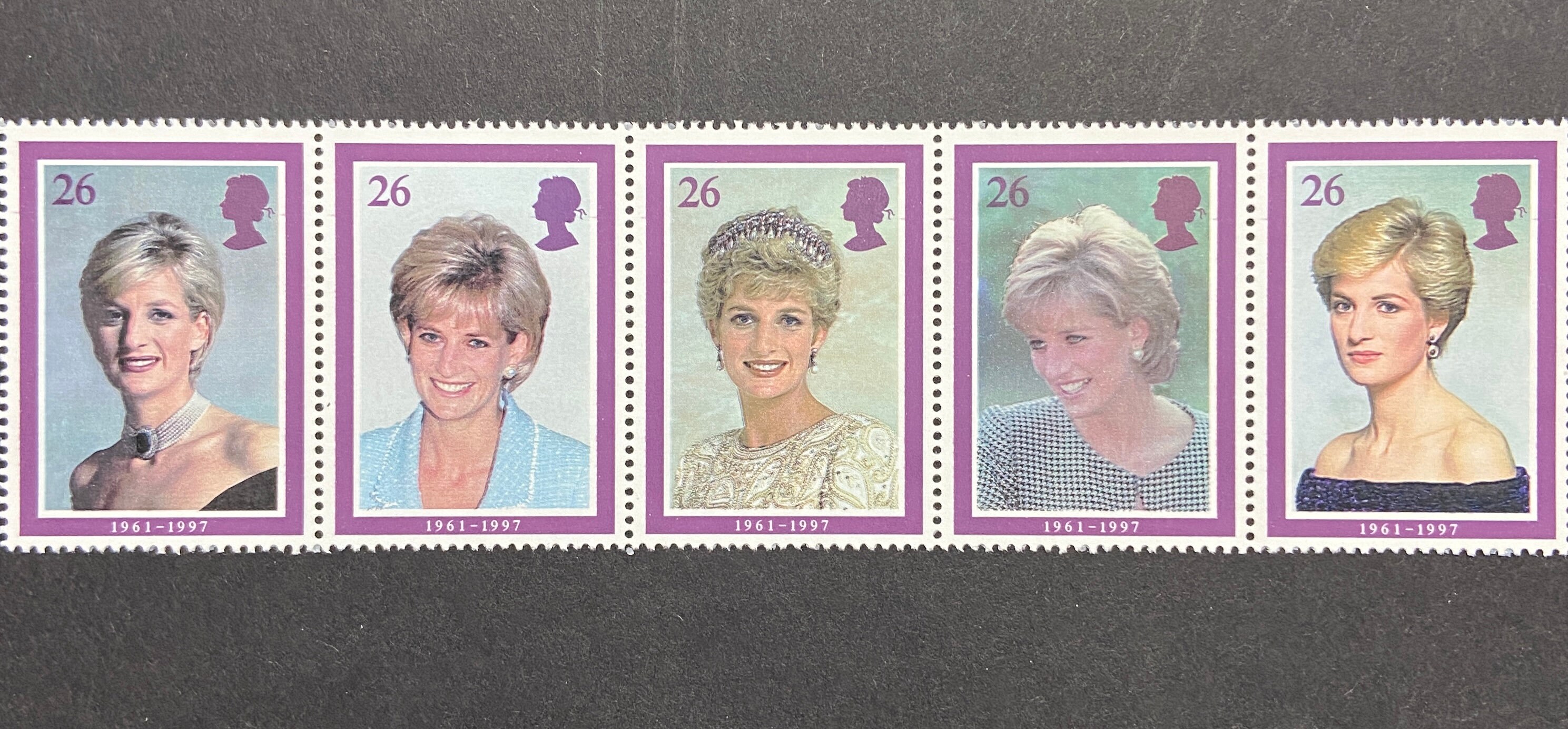 DIANA Princess of Wales 1961 1997 Royal Mail Mint Stamps Etsy UK