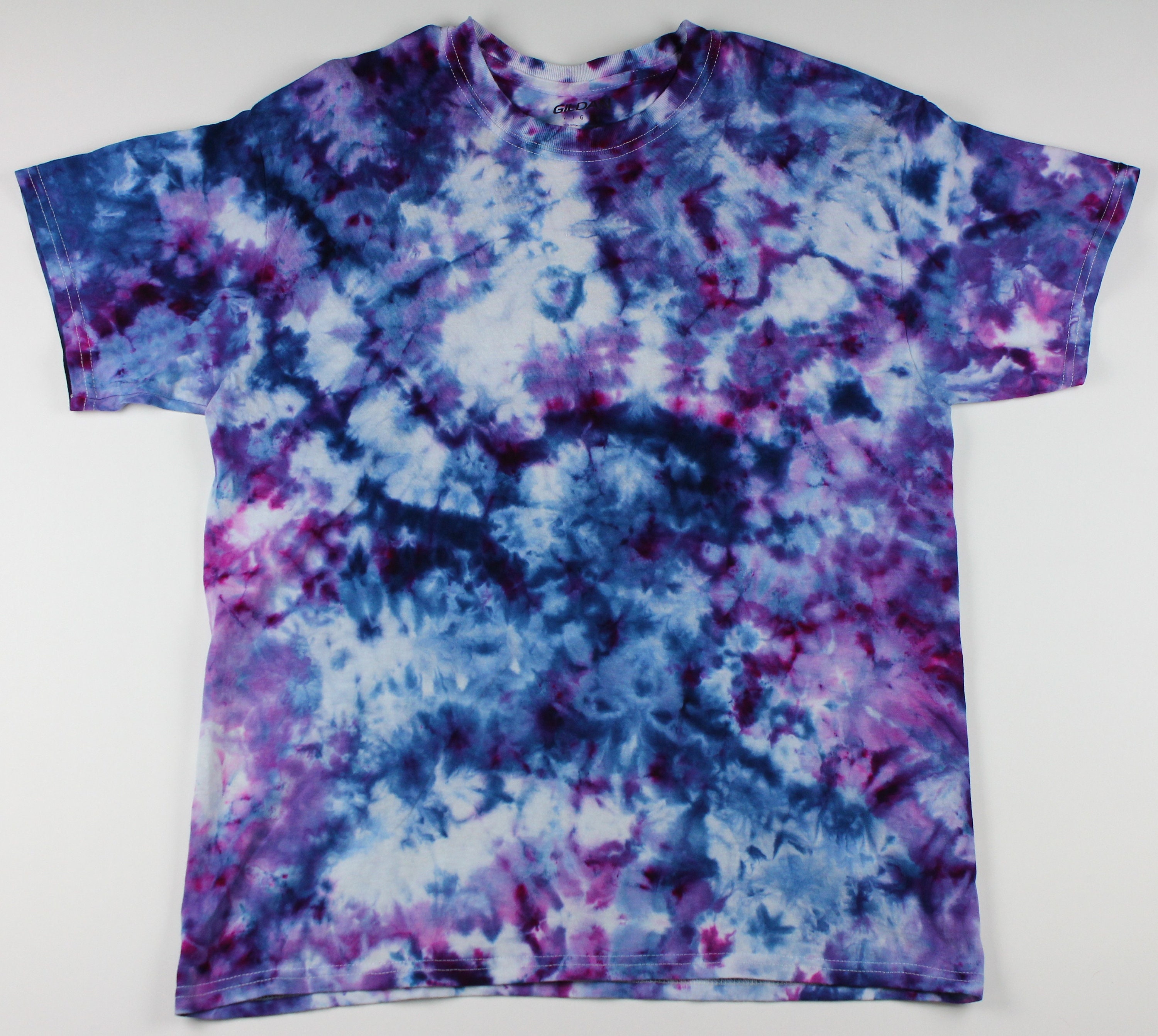 how to tie dye a shirt crumple