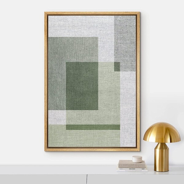 Green Gray Wall Art Etsy