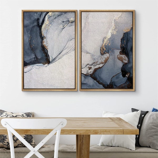 Two Piece Wall Art Etsy