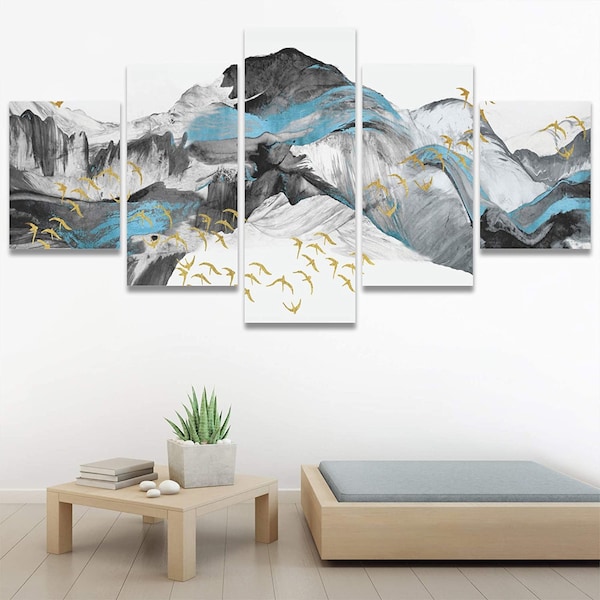 5 Piece Wall Art - Etsy