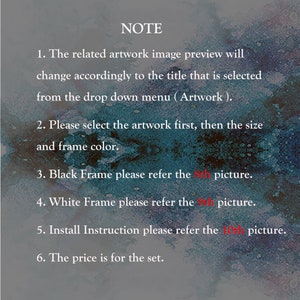 SIGNWIN 2 Piece Framed Canvas Wall Art Sun and Moon Illustration Print ...