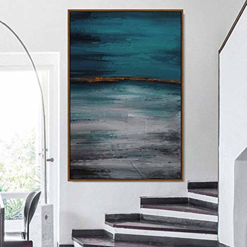 signwin Framed Canvas Wall Art Abstract Texture Canvas Prints Home Artwork Decoration for Living Room,Bedroom