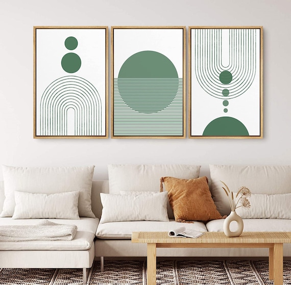 Set of 3 Fashion Canvas Prints  Designer Wall Art – TemproDesign