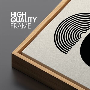 SIGNWIN 3 Piece Framed Canvas Print Wall Art Solid & Spiral Semi ...