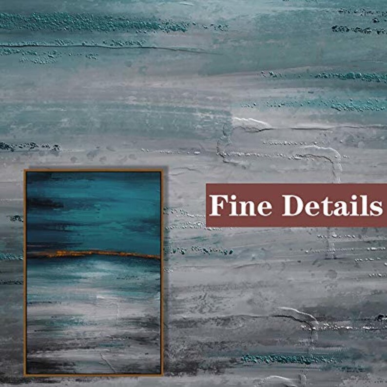 signwin Framed Canvas Wall Art Abstract Texture Canvas Prints Home Artwork Decoration for Living Room,Bedroom