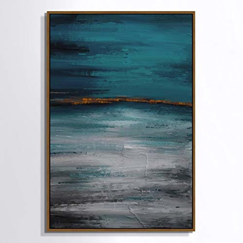 signwin Framed Canvas Wall Art Abstract Texture Canvas Prints Home Artwork Decoration for Living Room,Bedroom