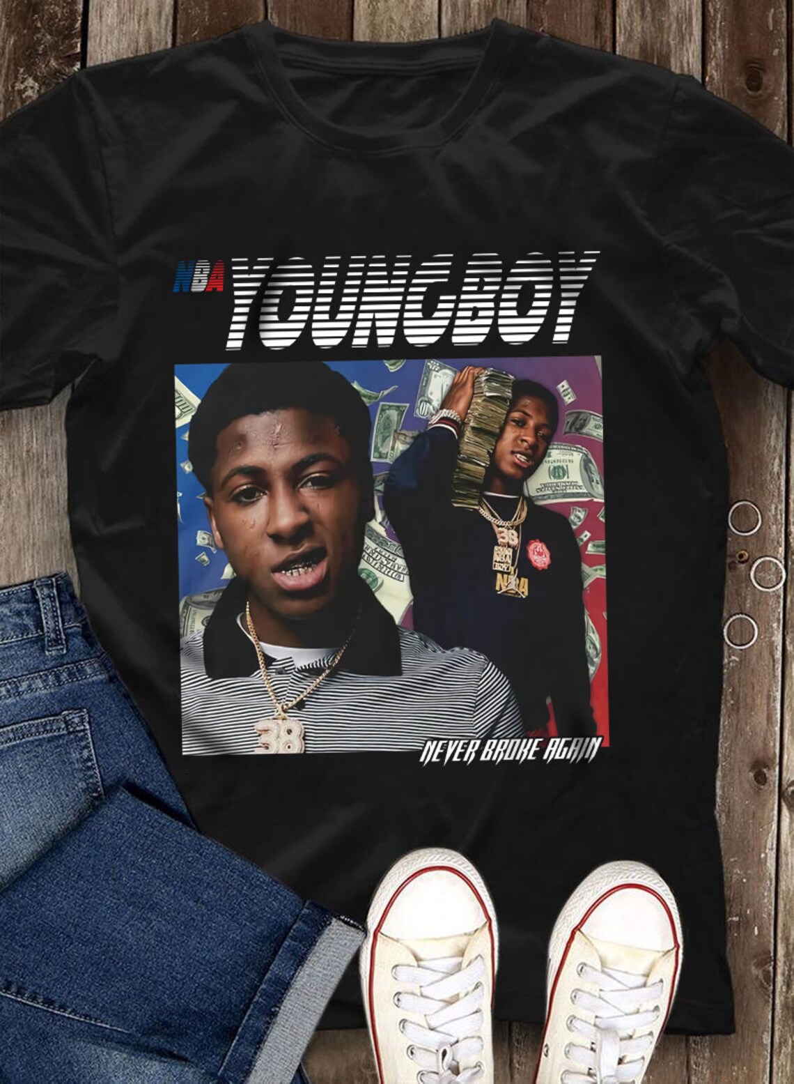 NBA YoungBoy Shirt Never Broke Again Youngboy Shirt Lil Etsy