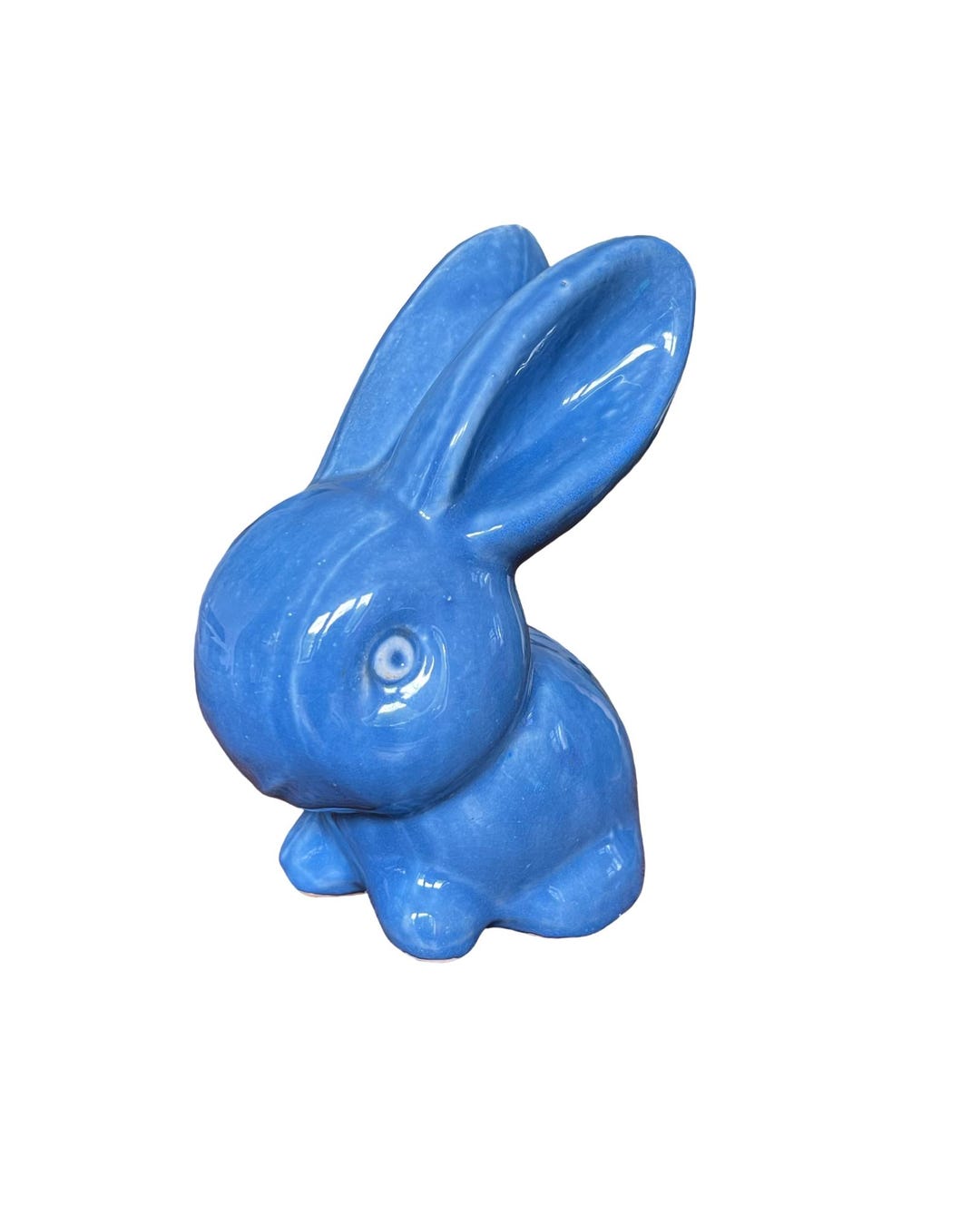 1930s Denby Pottery Bunny: Cobalt Blue Art Deco Rabbit Figurine - Etsy