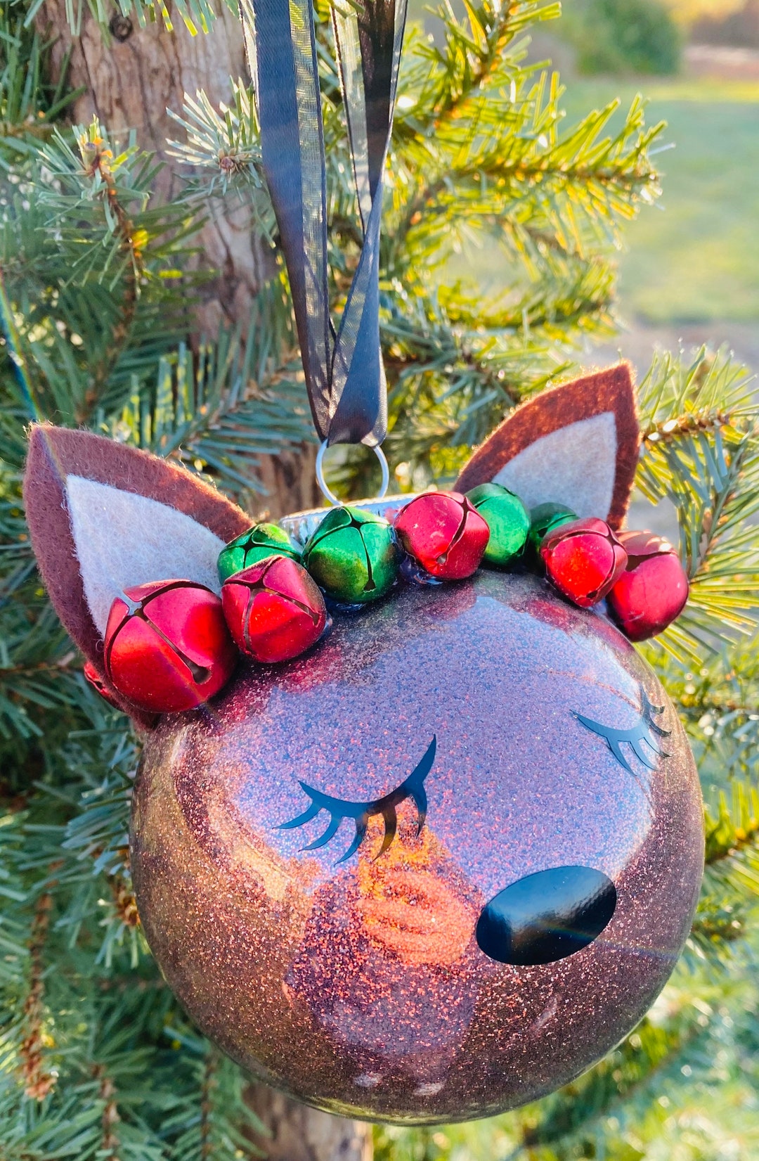 Deer Ornament Ornament Custom Ornament Christmas Ornament Etsy