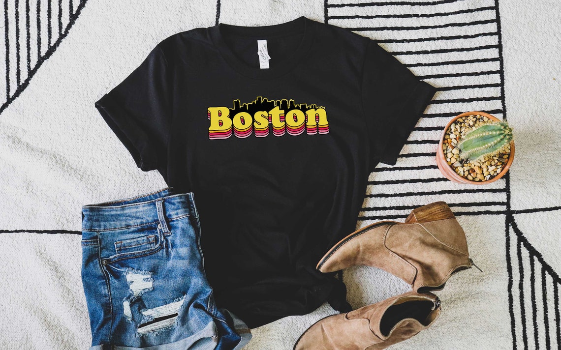 Boston shirt Boston Tee Gift from Boston Boston City shirt Etsy