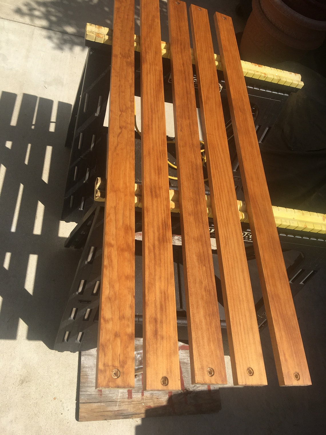 Oak replacement bench slats Etsy